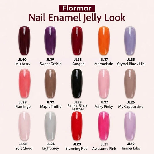 FLORMAR Nail Enamel Jelly Look