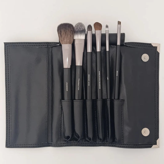 SIXPLUS 6-Piece Professional Makeup Brush Set – Travel Essentials Kit