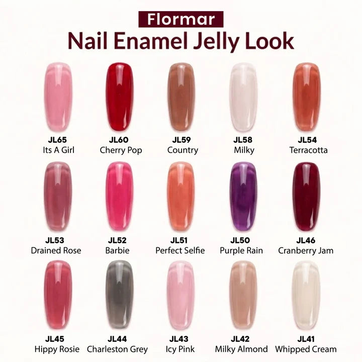 FLORMAR Nail Enamel Jelly Look