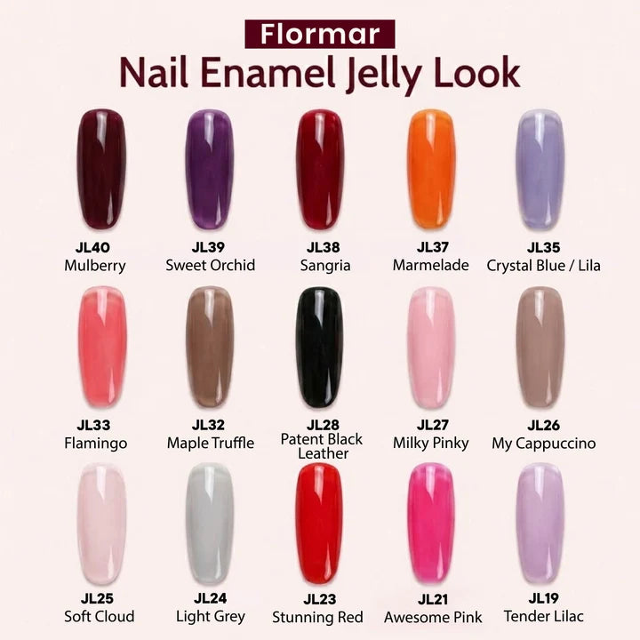 FLORMAR Nail Enamel Jelly Look